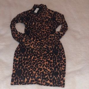 Leopard print dress